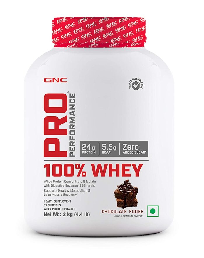 Gnc Pro Performance 100 Whey Protein 2kgs Chocolate fudge