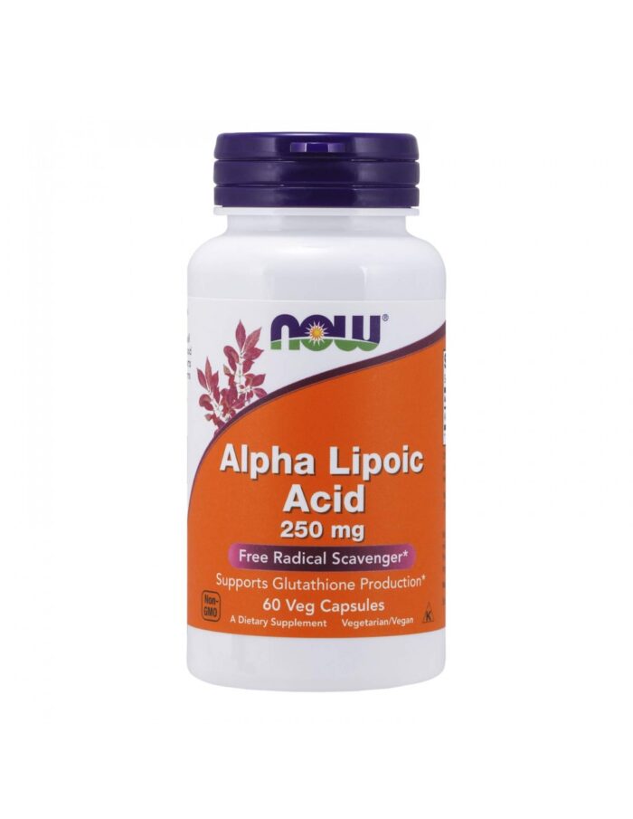 Now Alpha Lipoic Acid 250mg 60veg capsules