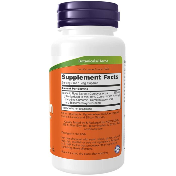 Now Curcumin Extract 95 665mg 60vcaps 2