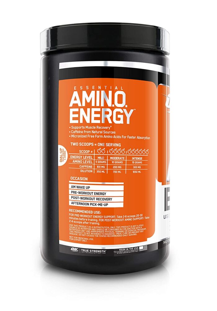 On Amino Energy 30ser 270grams Orange 2