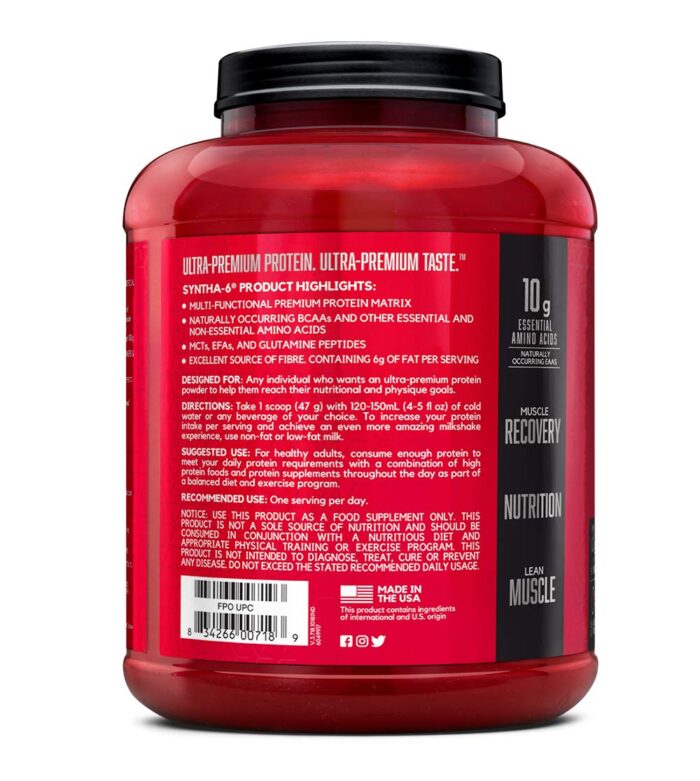 bsn syntha 6 5lbs choc 7