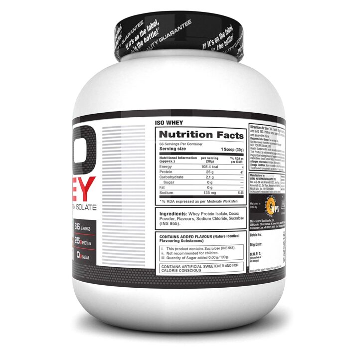 lab iso whey contents