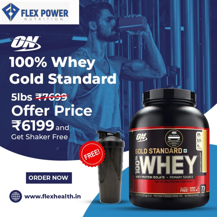 On 100% Whey Gold , flexpower nutritions