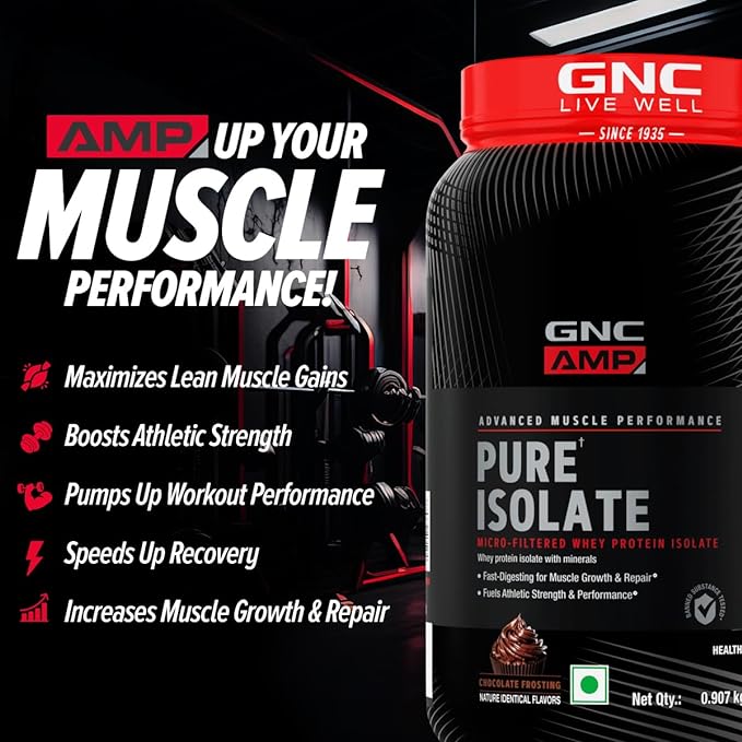 gnc amp pure isolate 2lbs cho back 2
