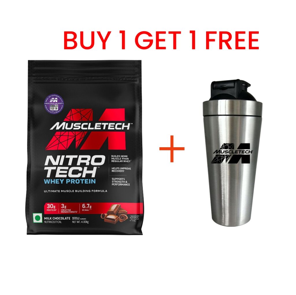 nitrotech 4kg offer steel shaker free large