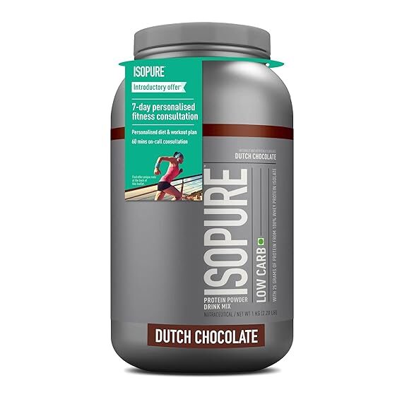 isopure carb dutch chocolate flavour