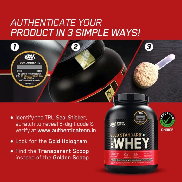 ON WHEY GOLD STANDARD 4KG DOUBLE RICH CHOCOLATE 5