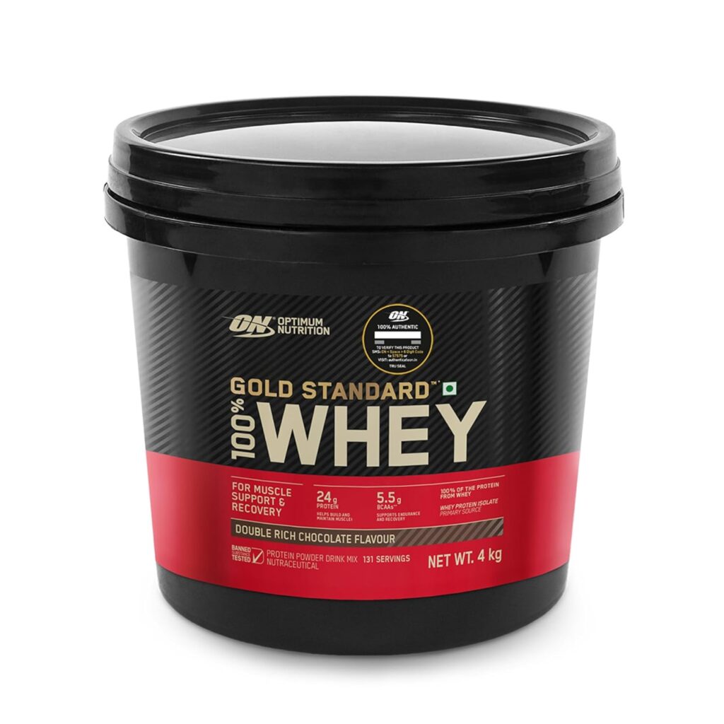ON WHEY GOLD STANDARD 4KG DOUBLE RICH CHOCOLATE large