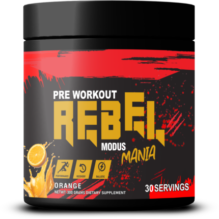 REBEL MODUS MANIA PRE WORKOUT 30SER ORANGE