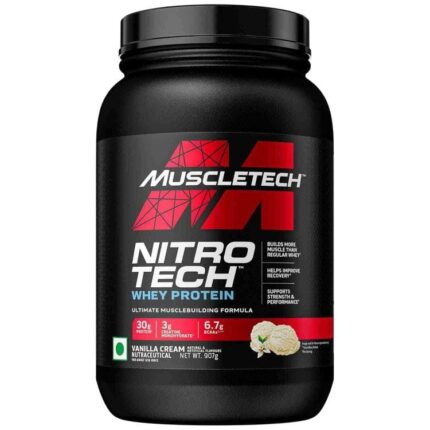 Muscle Tech Nitrotech Whey 1kg Vanilla Cream