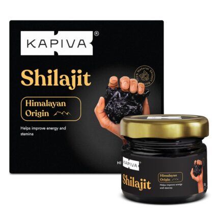 Kapiva Original Himalayan Shilajit/Shilajeet Resin 20g | 250mg/Serving | For Energy, Endurance & Vitality | 80 Servings | 100% Ayurvedic