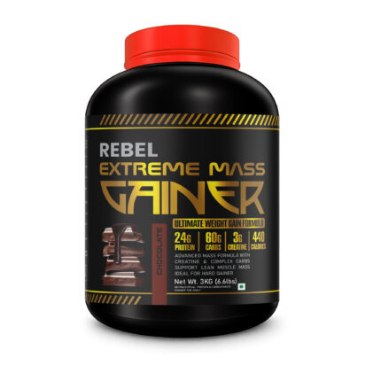 REBEL EXTREME MASS GAINER 3KG CHOCOLATE