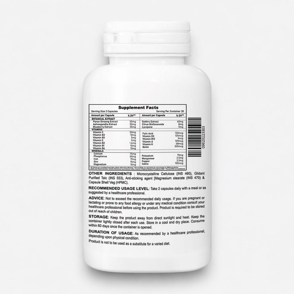 REBEL MULTI ESSENTIALS 60CAPSULES - Image 3