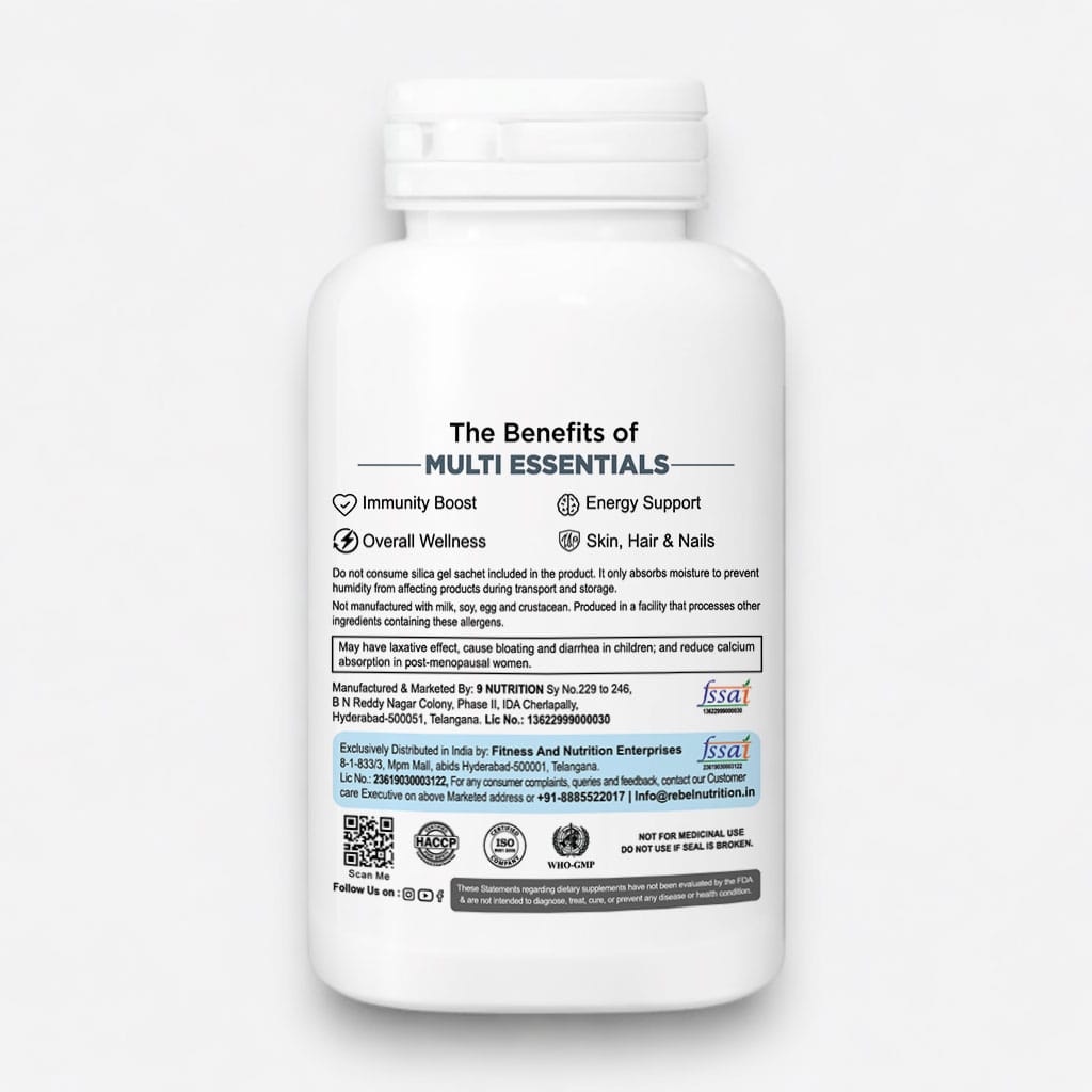 REBEL MULTI ESSENTIALS 60CAPSULES - Image 4