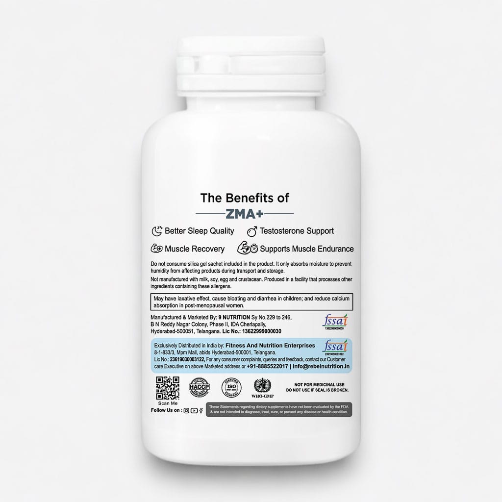 REBEL ZMA+ 60 CAPSULES - Image 3